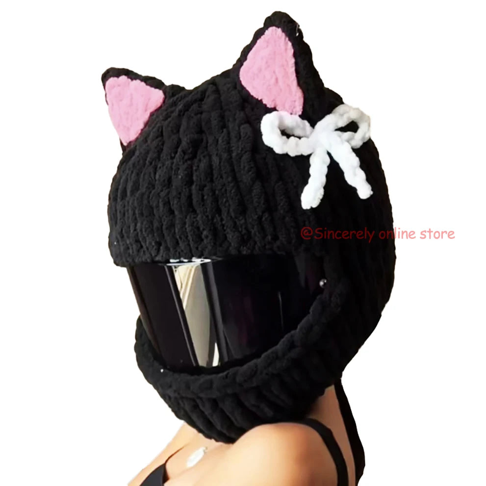 Universal Plush Rabbit Helmet Cover β Motorcycle Styling Gift