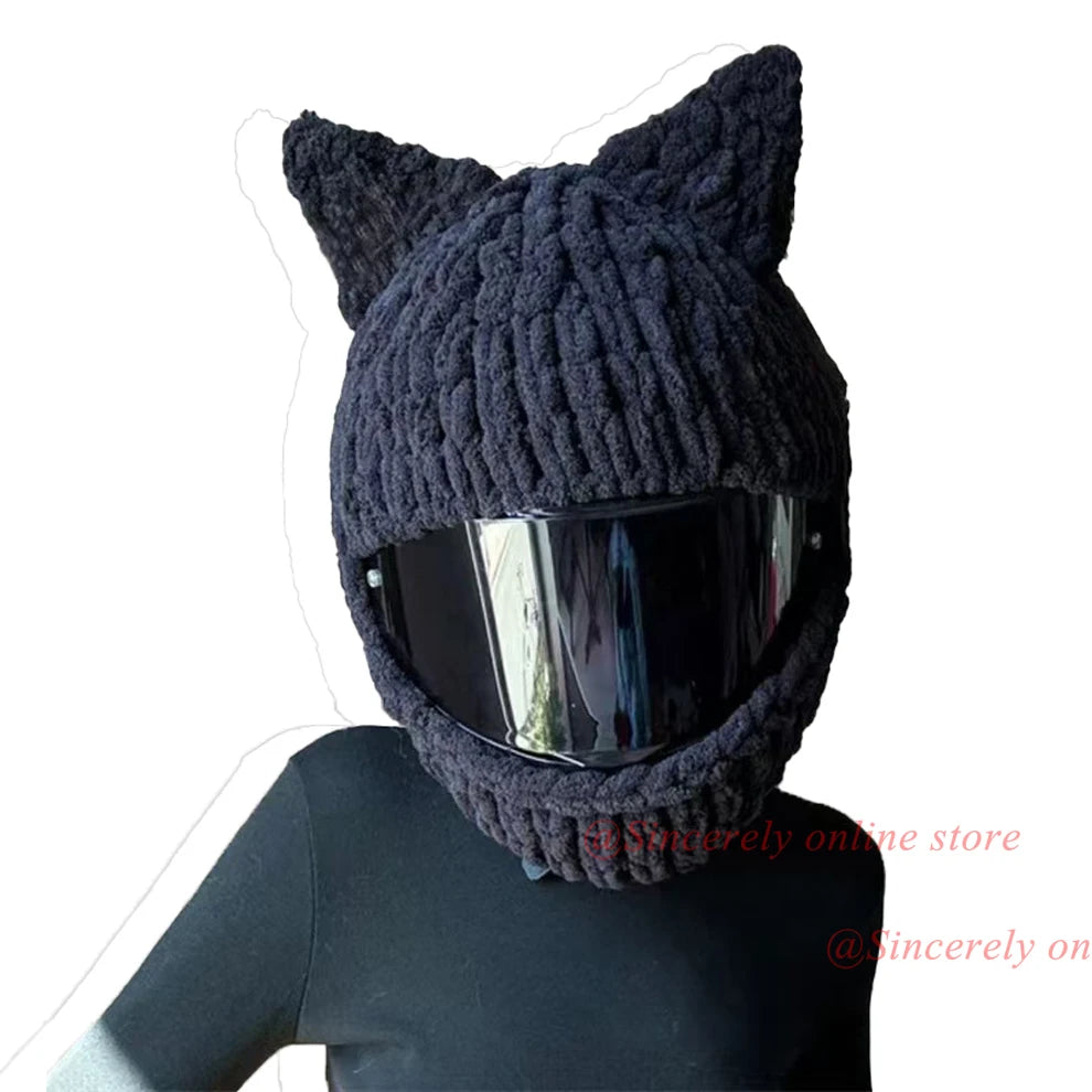 Universal Plush Rabbit Helmet Cover β Motorcycle Styling Gift