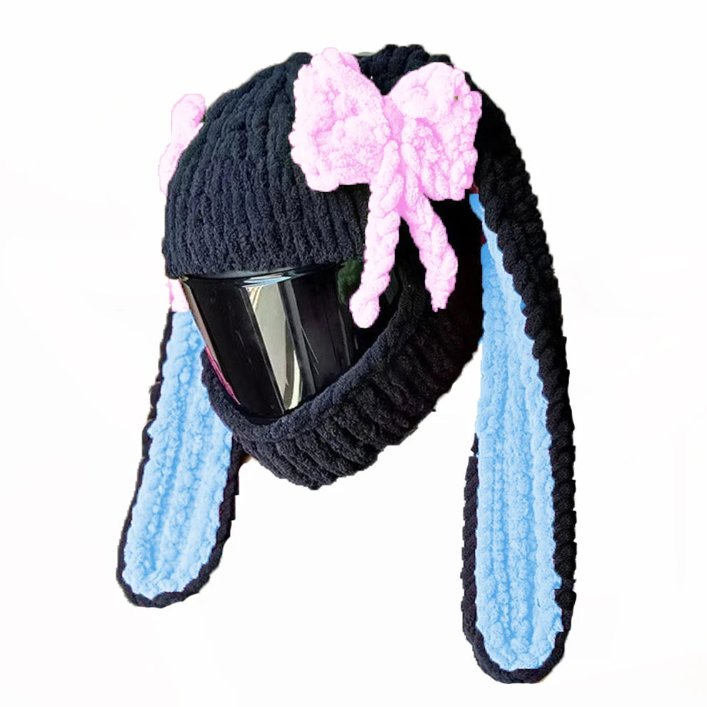 Universal Plush Rabbit Helmet Cover β Motorcycle Styling Gift