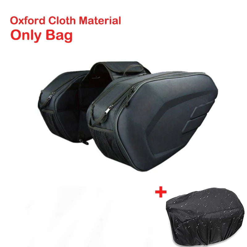 Waterproof Side Bags for Motorcycle β 2pcs with Rain Cover
