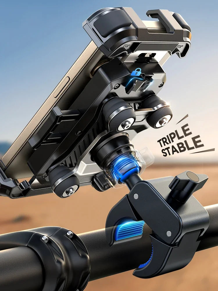 Joyroom Phone Mount for Bike/Motorcycle – Anti-Vibration