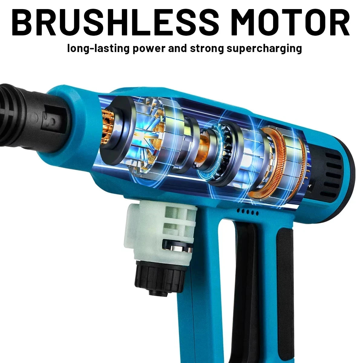 Gisam 250Bar Brushless Electric High Pressure Washer Gun