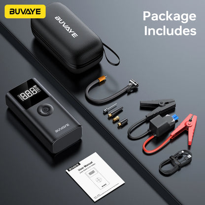 BUVAYE 4-in-1 Power Bank & Jump Starter