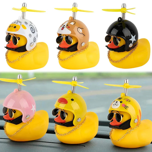 Bike Duck Horn with LED & Propeller