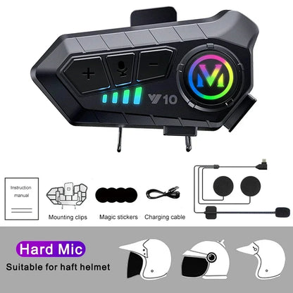 Motorcycle Helmet Headset– Bluetooth, Waterproof, Long Standby