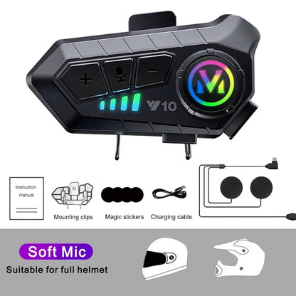 Motorcycle Helmet Headset– Bluetooth, Waterproof, Long Standby