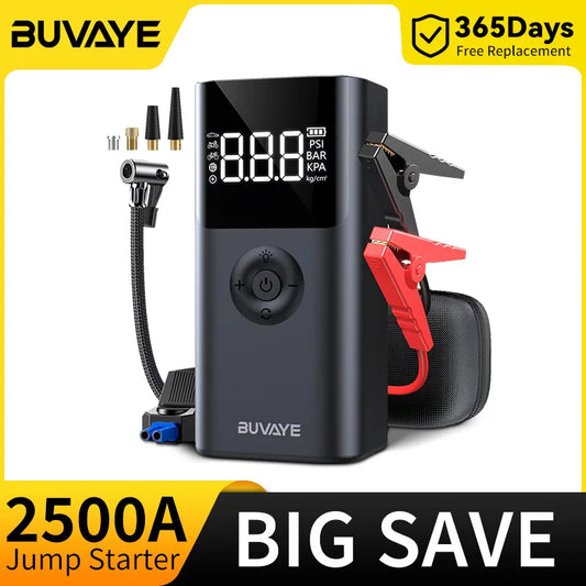BUVAYE 4-in-1 Power Bank & Jump Starter