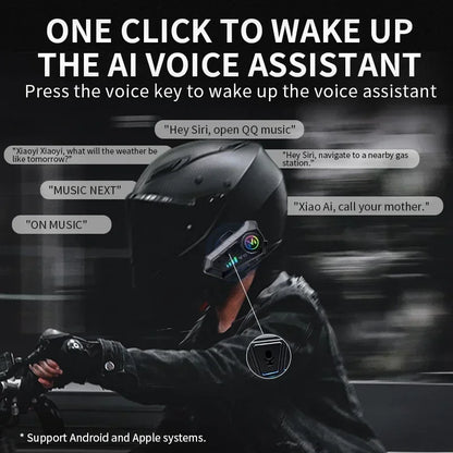 Motorcycle Helmet Headset– Bluetooth, Waterproof, Long Standby