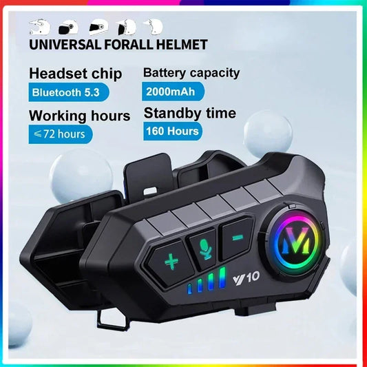 Motorcycle Helmet Headset– Bluetooth, Waterproof, Long Standby